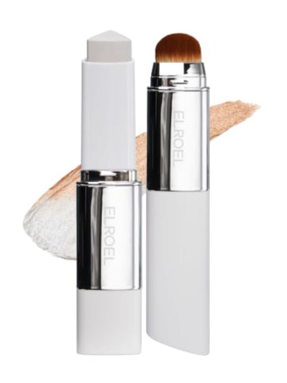 Color-Changing Stick Foundation with Detachable Brush Cream Full Coverage